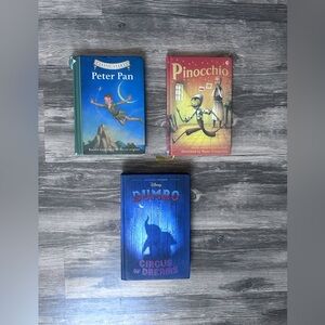 Disney Kids Book Bundle Dumbo Pinocchio Peter Pan Disney Books